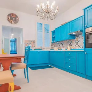 Blue Waves With Maltese Balcony , La Valette Malte